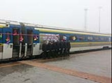 تولید و راه اندازی دو رام قطار ایرانی ؛ وزیر راه در مراسم افتتاحیه حضور داشت